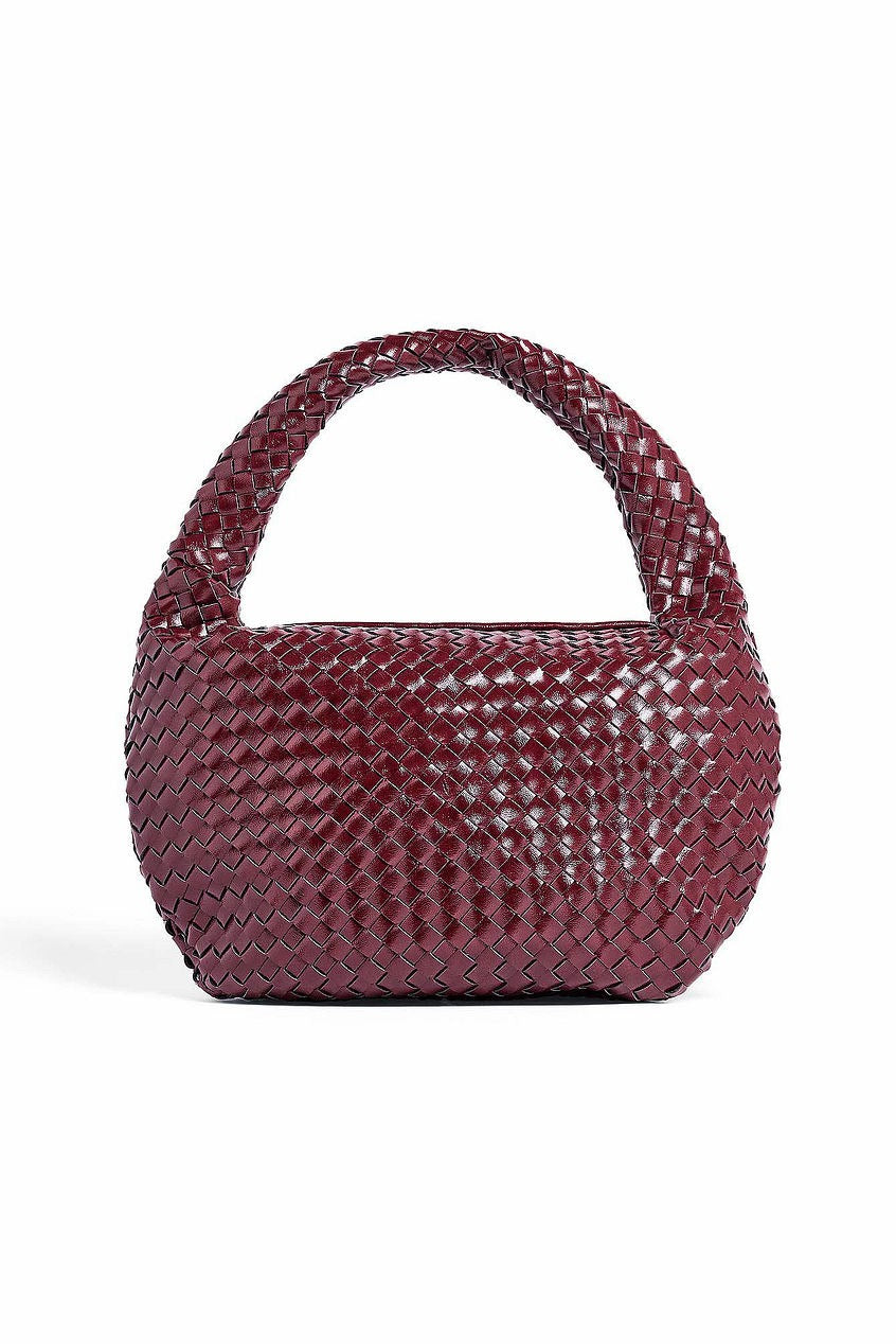 Gala Woven Rounded Shoulder Bag