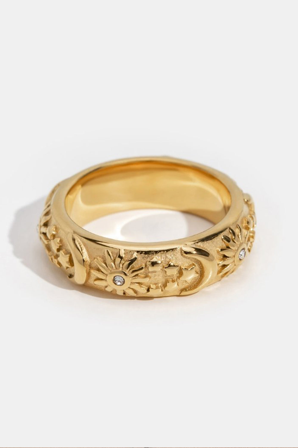 Loon Moon Gold Ring