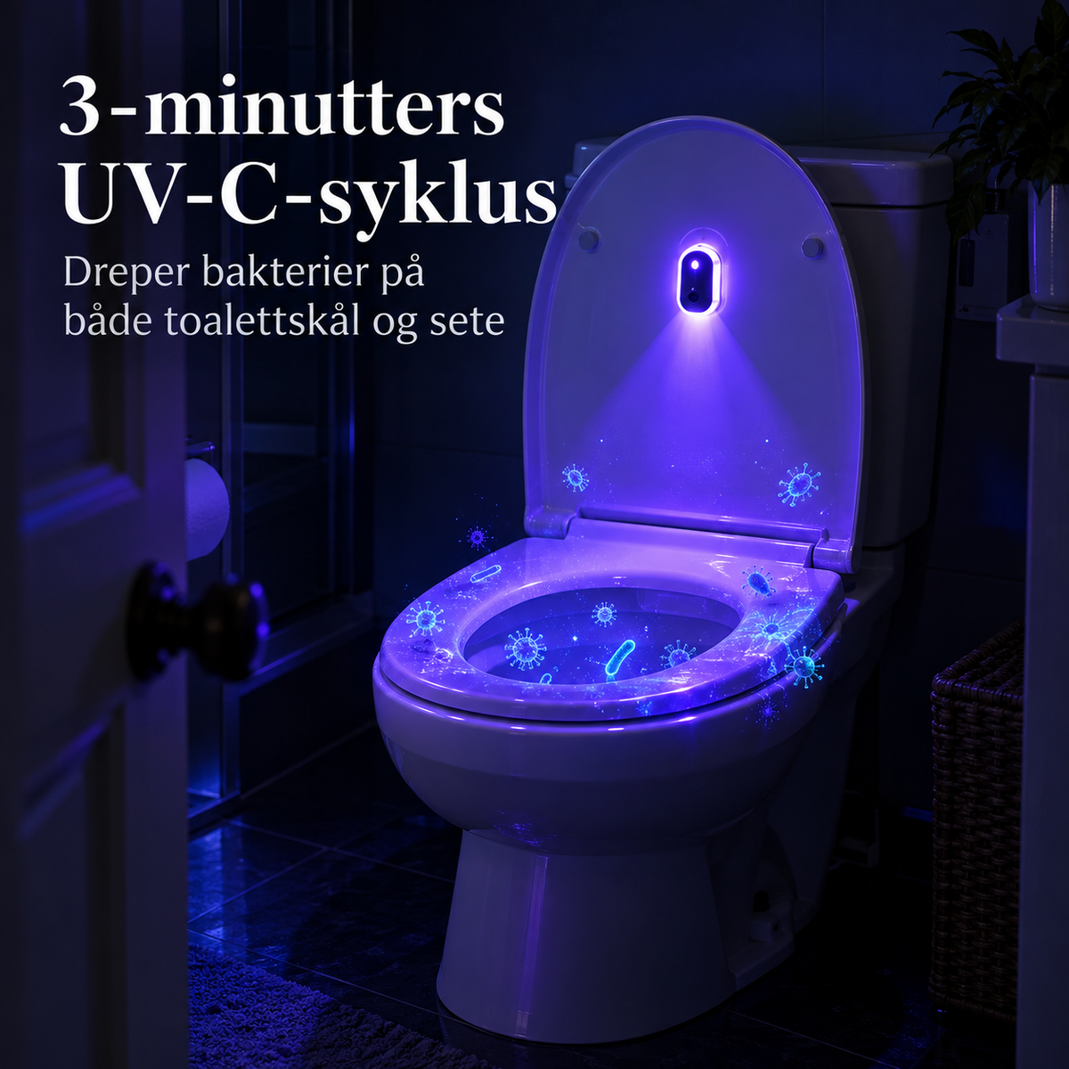 Self Cleaning UV Toilet Sanitizer & Night Light