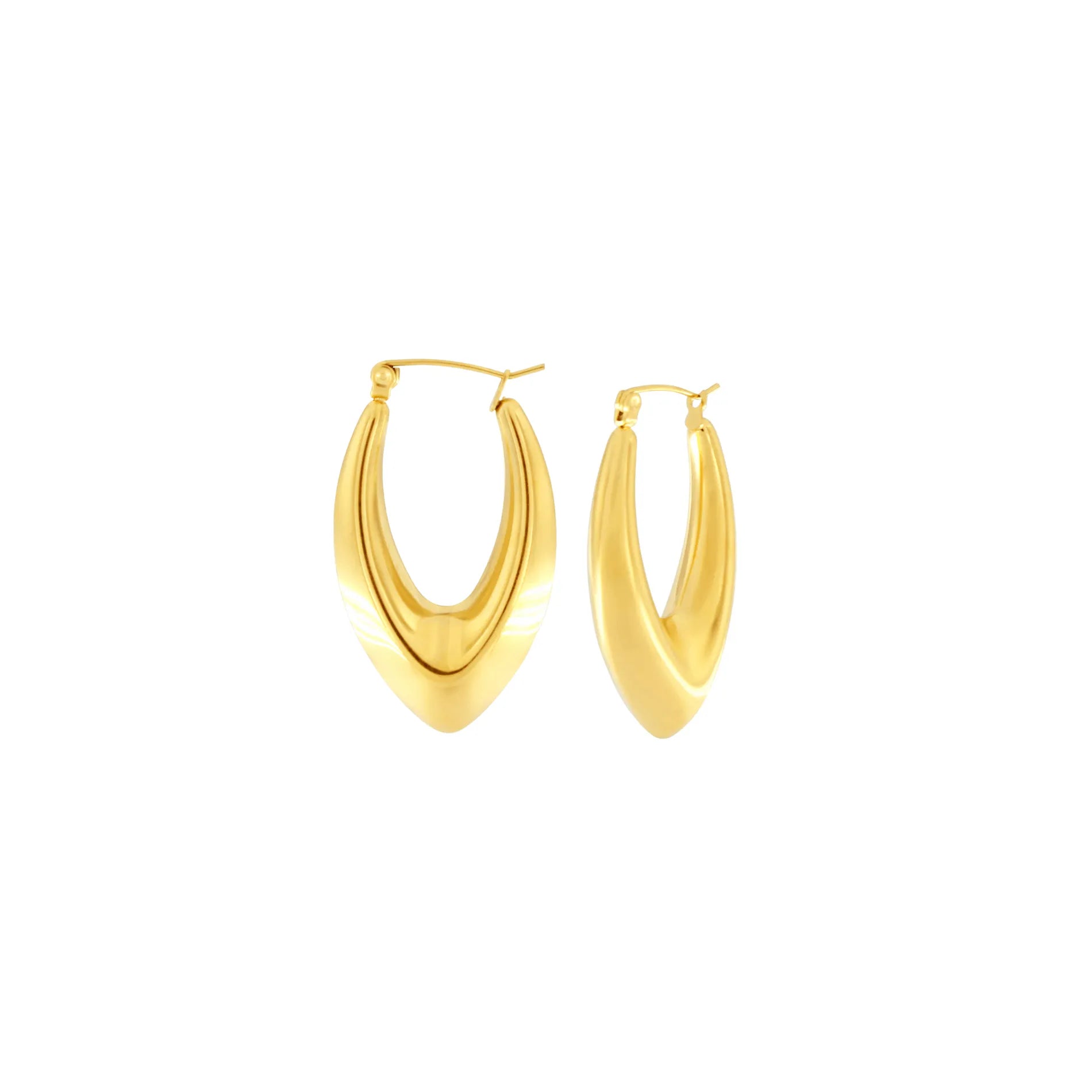 Amélie Oval Earring 18K Gold