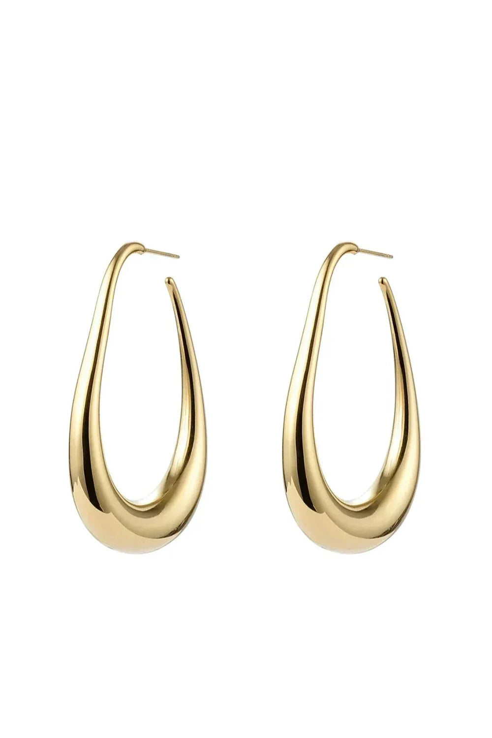 Drop Hoop Earrings