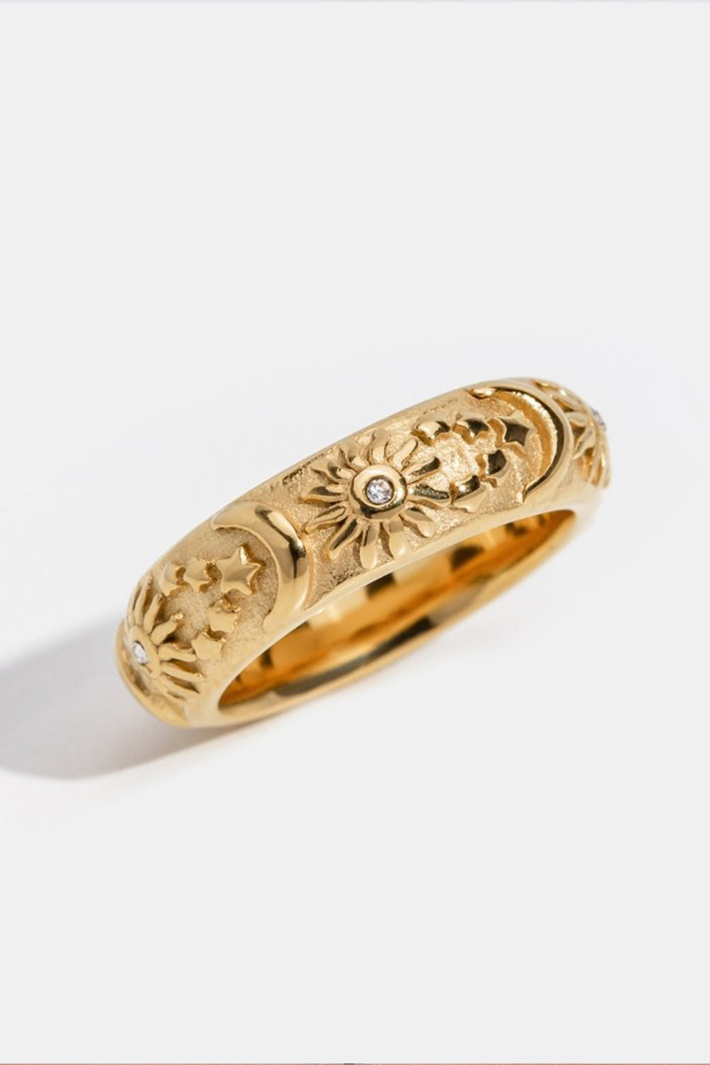 Loon Moon Gold Ring