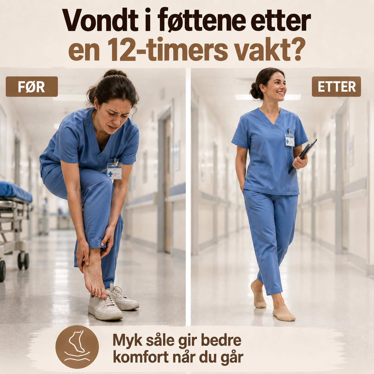 SoftStep – Mindre smerte når du går og står