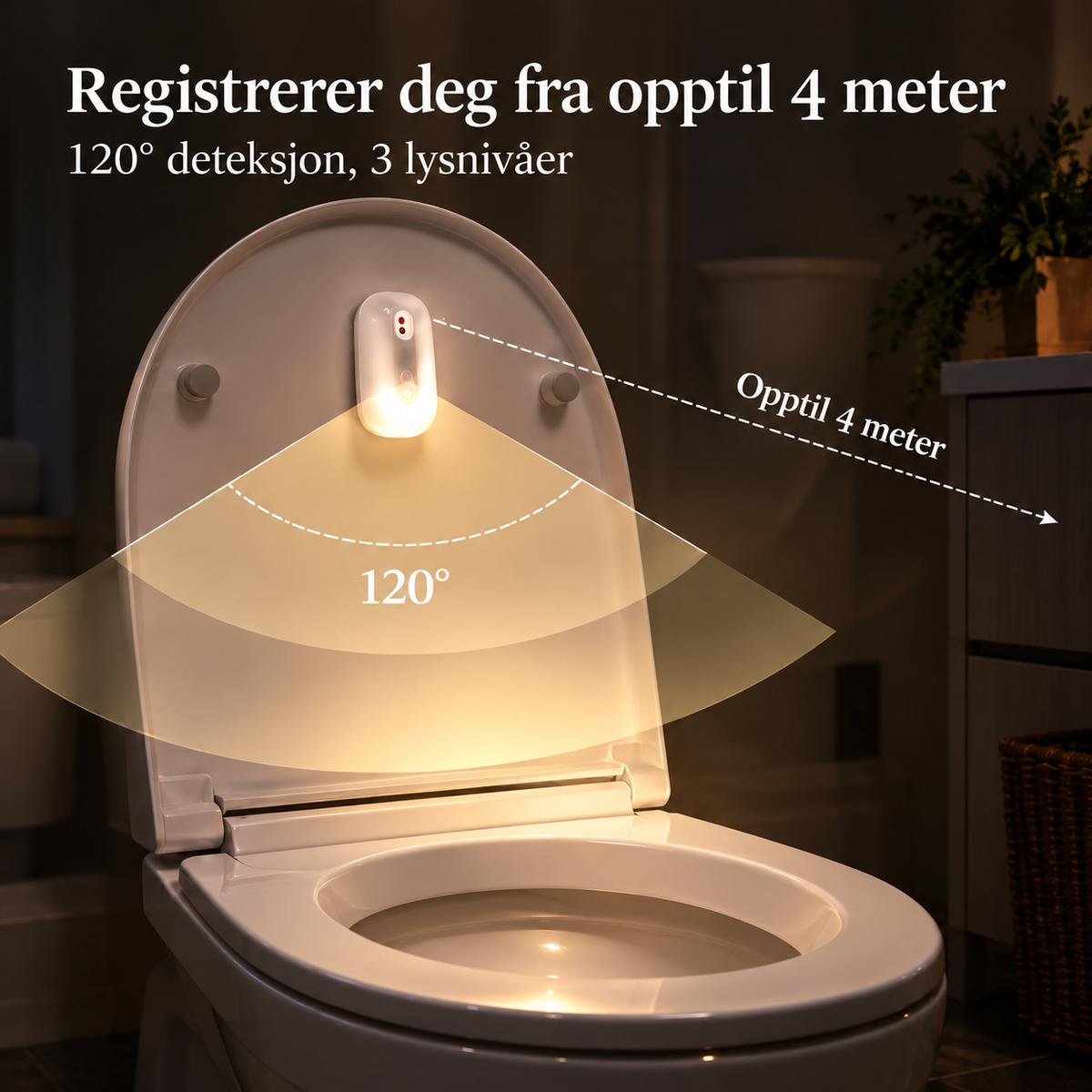 Self Cleaning UV Toilet Sanitizer & Night Light