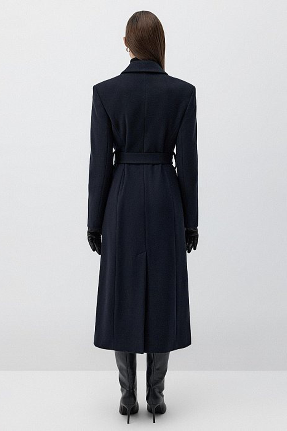 Izabeli Fitted wool coat