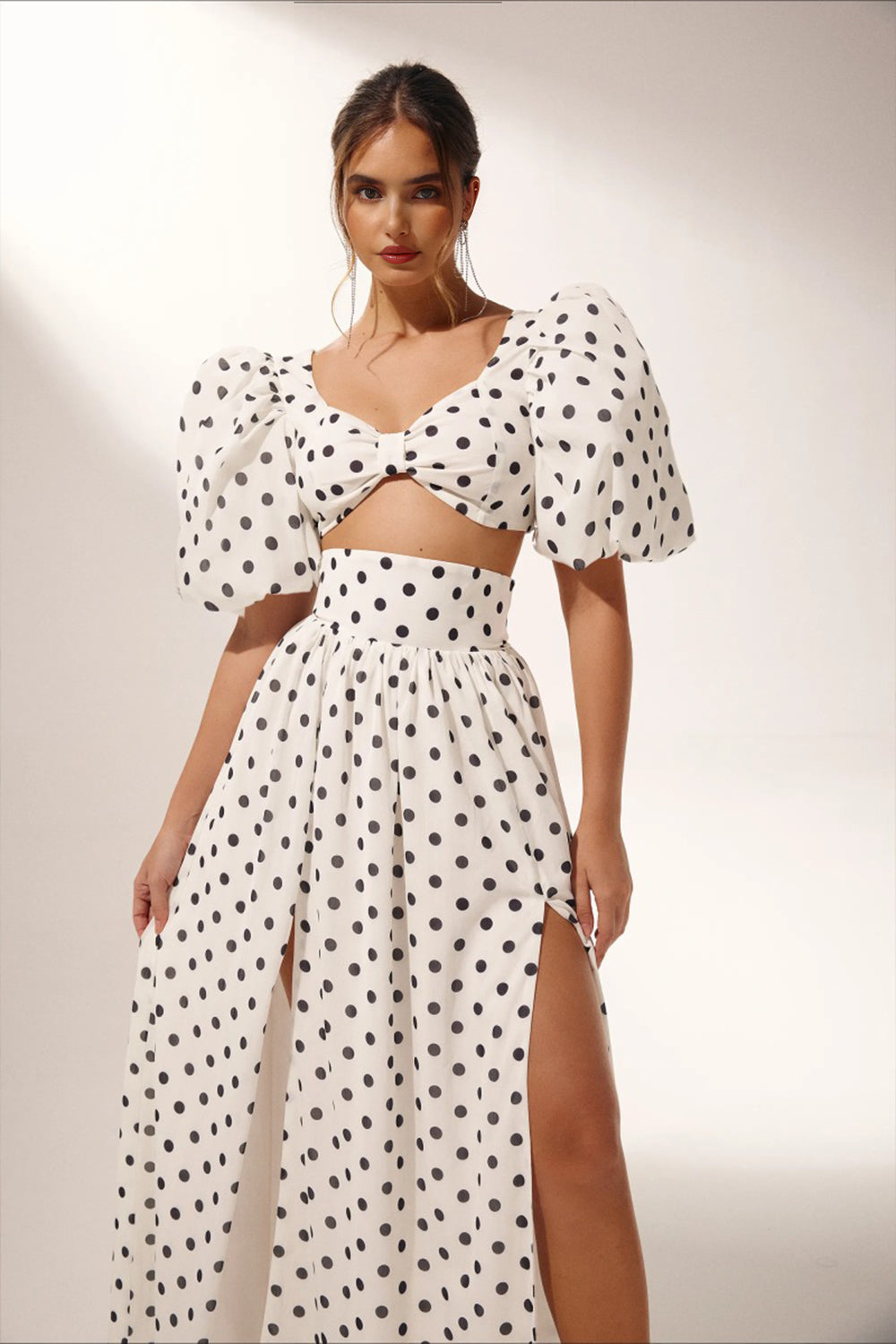 Isabella polka dot set