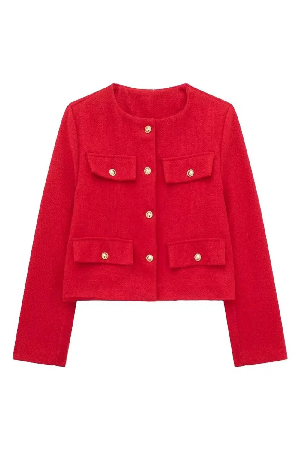 Evie Vintage Buttoned Jacket