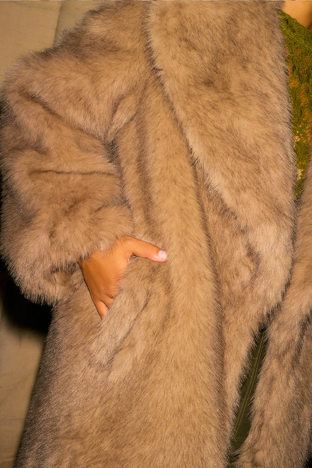 Viana Long fur coat