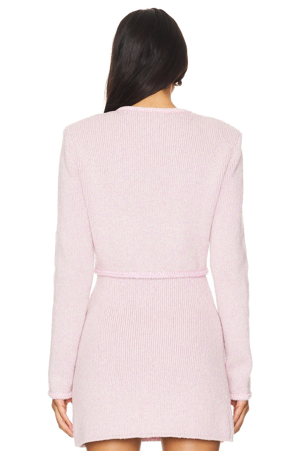 Rosie pink knit top & skirt matching set