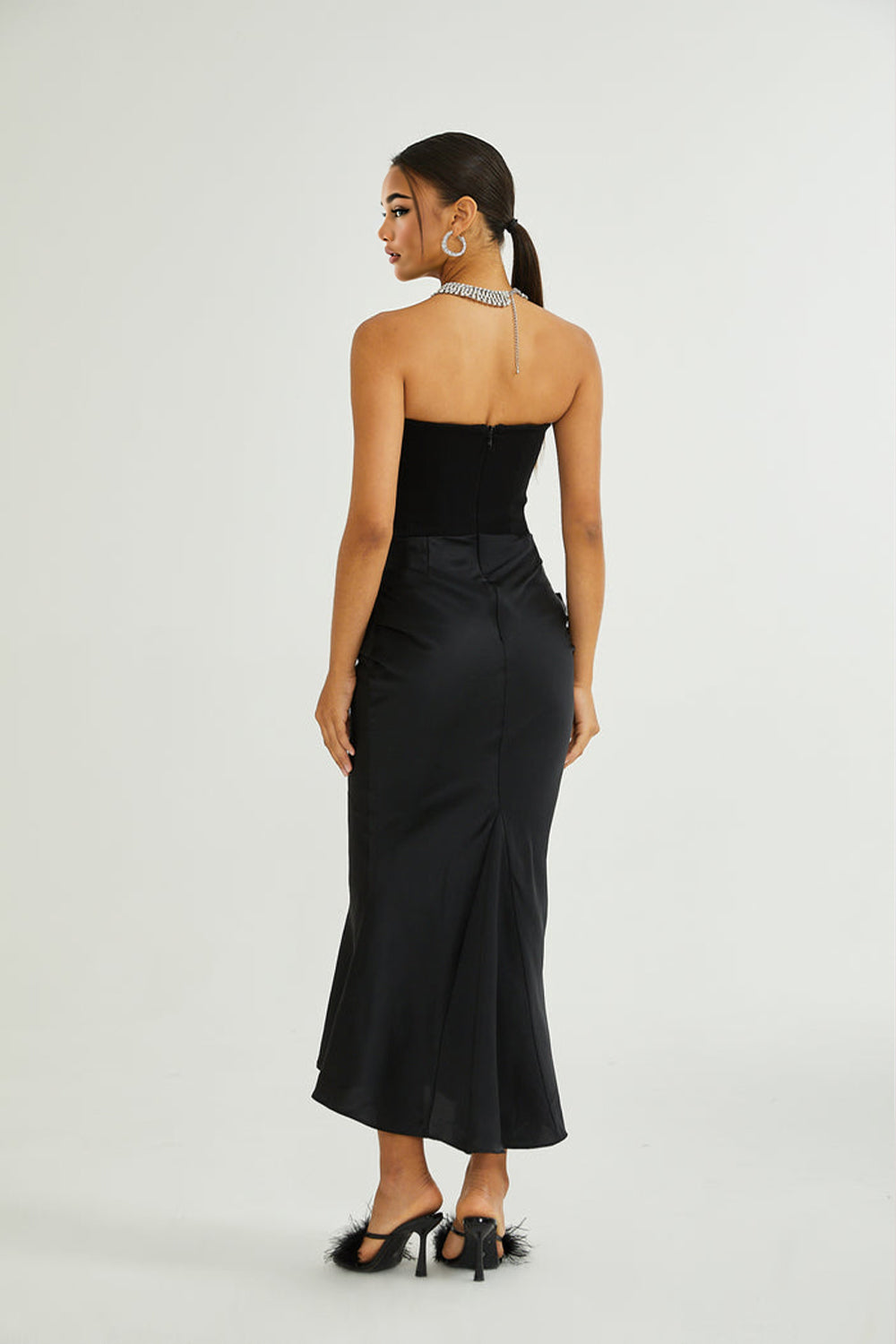 Gina off-shoulder maxi dress