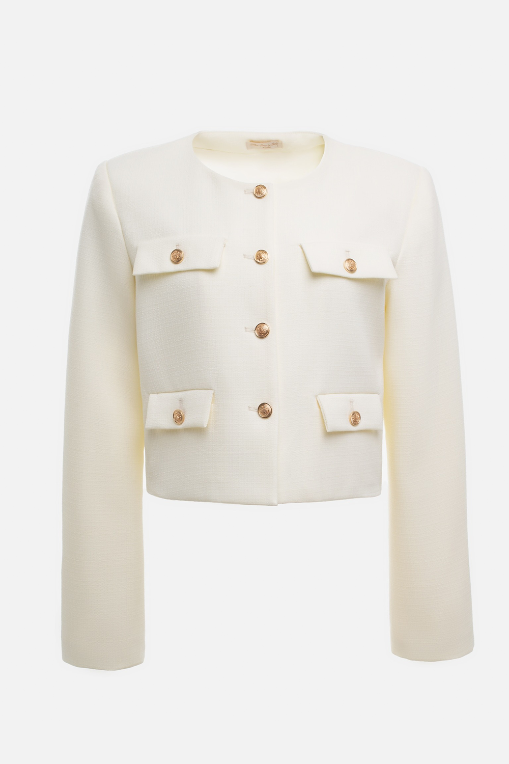 Riviera straight jacket with Gold buttons