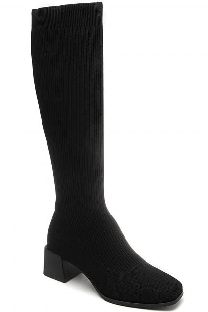 Nina Knit Knee High Boots